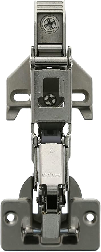 Blum 71T6550 Wide Angled Hinge 170 Degree, FACE Frame Application, Full Overlay with 0mm Face Frame Plate 175L6600.22 (2 - Set)
