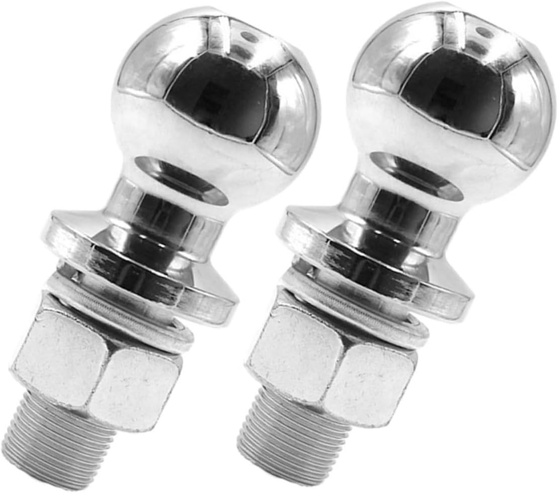 Zerodeko Trailer Hitch Ball Replacement M22 Thread 50mm Diameter Heavy Duty Trailer Balls for Rv and Tow Vehicles