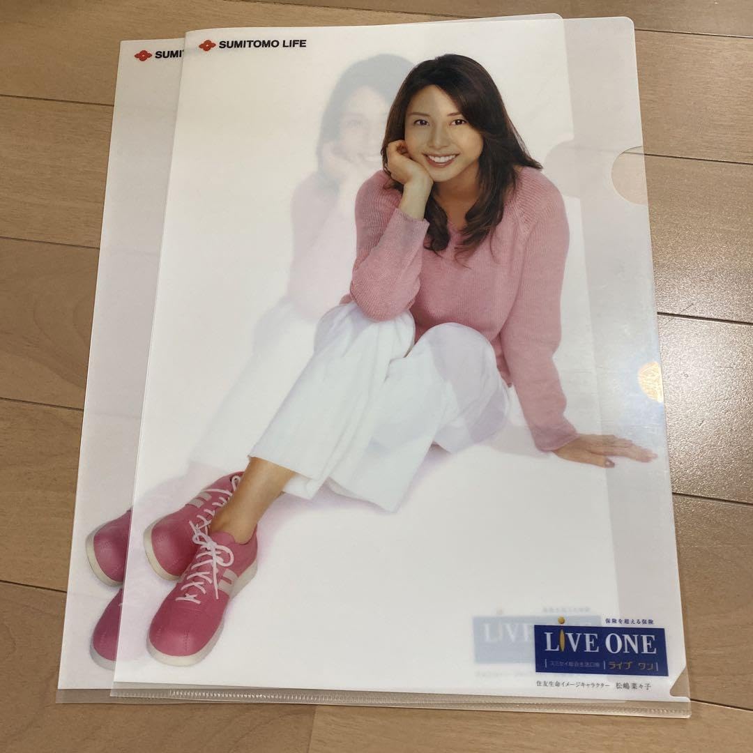 Amazon.co.jp: 松嶋菜々子 クリアファイル 7種12枚セット 住友生命