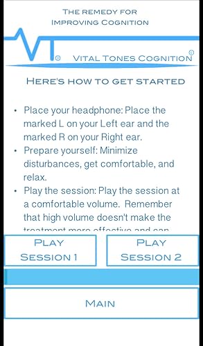 Vital Tones Cognição