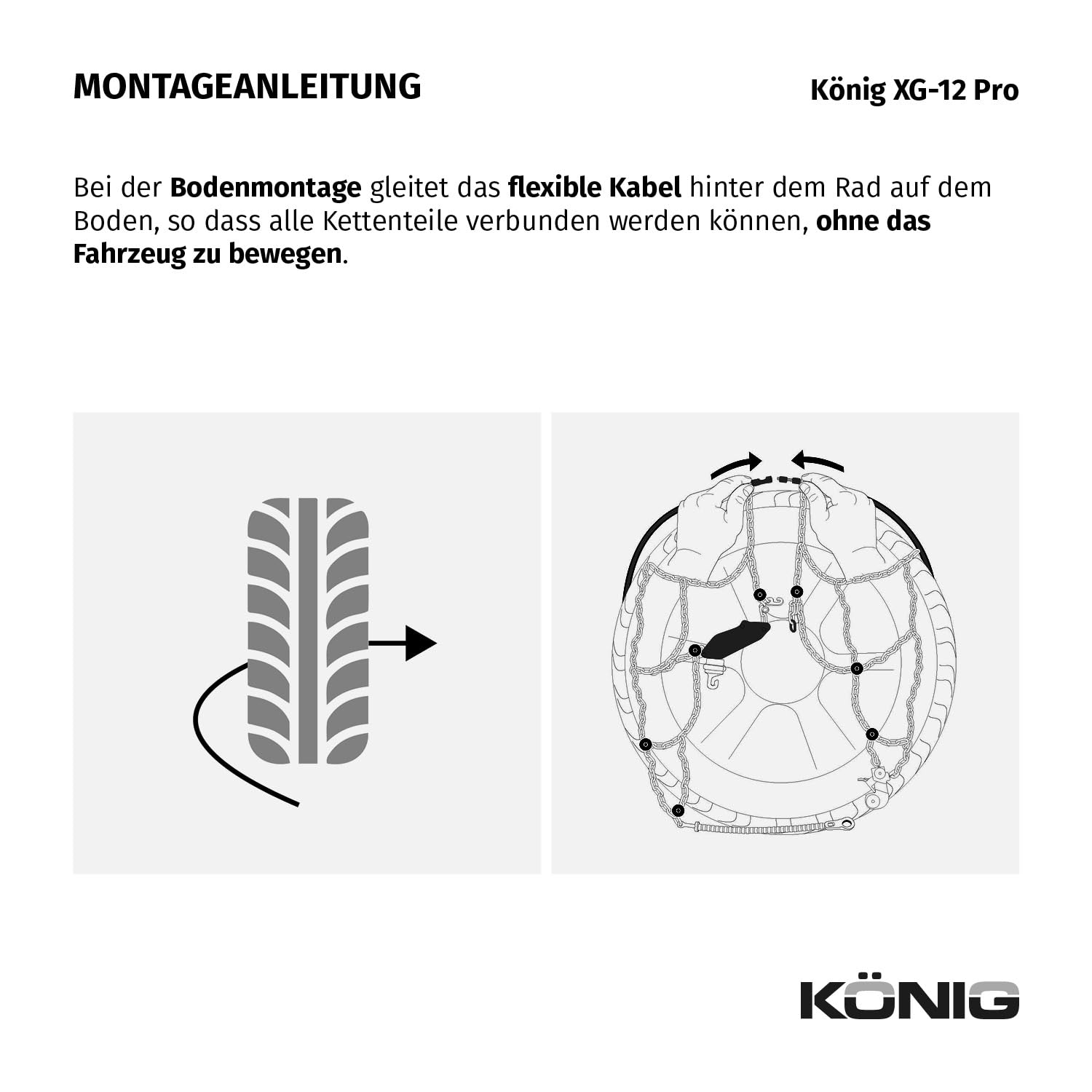 KÖNIG XG-12 Pro 252 - Schneeketten