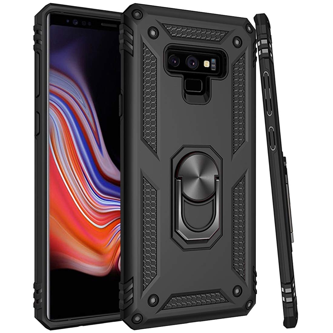 Coque pour Samsung Galaxy Note 9 Noir housse de protection rigide anti-rayure - 8