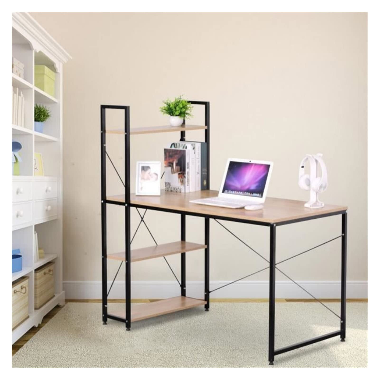 Computer Desk Computer Desk Workstation Table Laptop Desk Laptop Stand Office Desk Book Rack