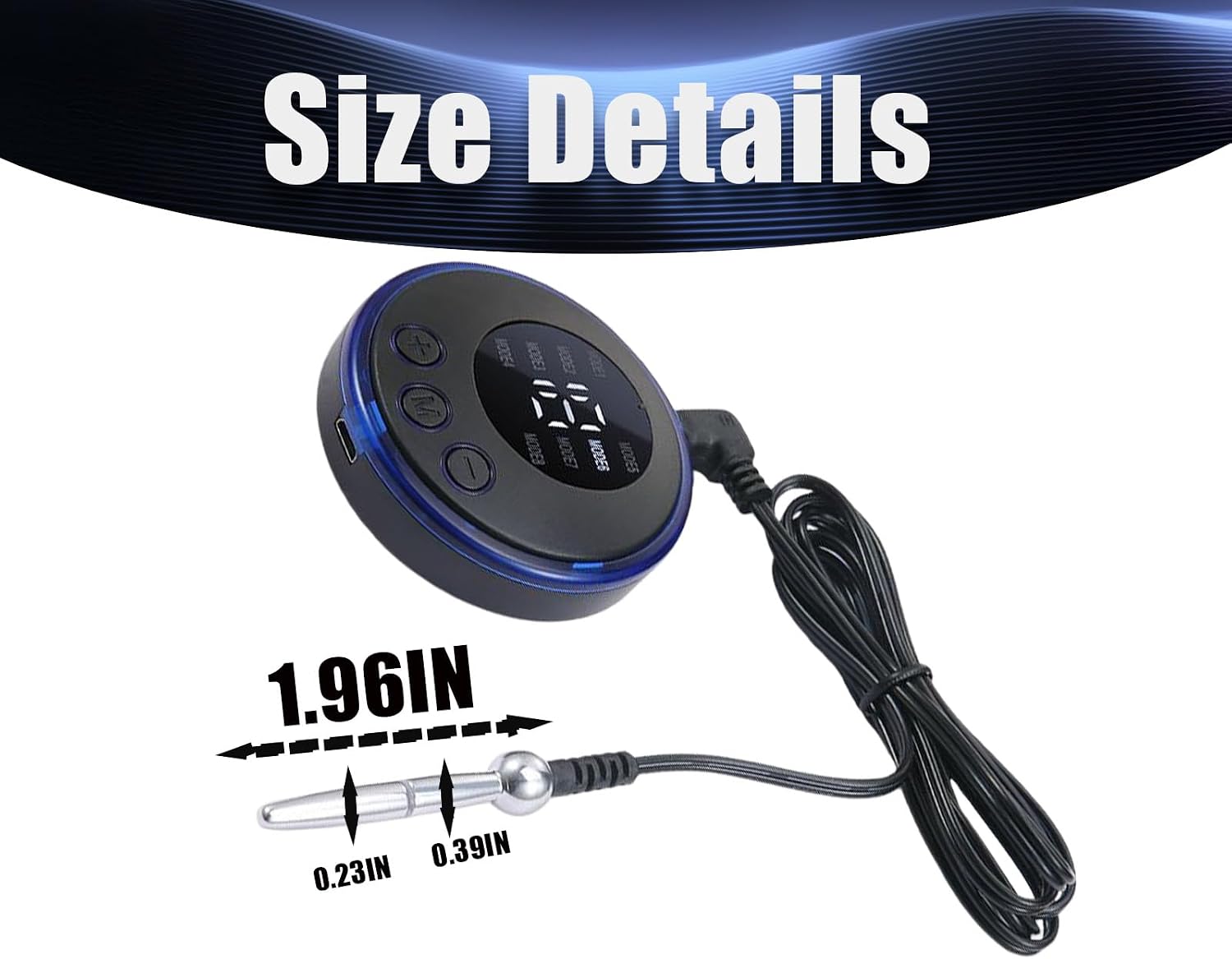 Electric Shock Urethral Plugs for Male Penile ed Ultra-fine Urethral Sound for Men's Penis Torture Masturbation Metal E-stim Electrical Texture Rod Men Urethra Toys Anal Plug for Couples Beginner