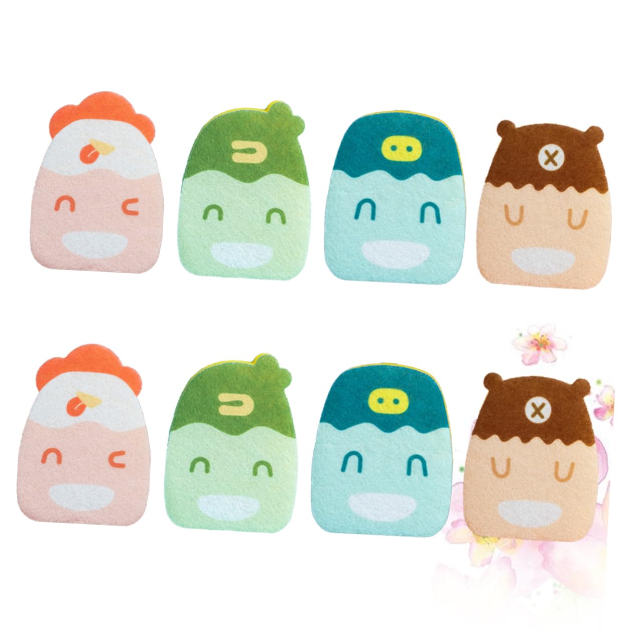 minkissy 3 Juegos Borradores De Esponja Esponjas De Baño Esponja para Fregar Platos Almohadilla De Esponja para Lavar Platos Esponja De Baño Limpieza Baño Esponja De Limpieza 8 Uds * 3