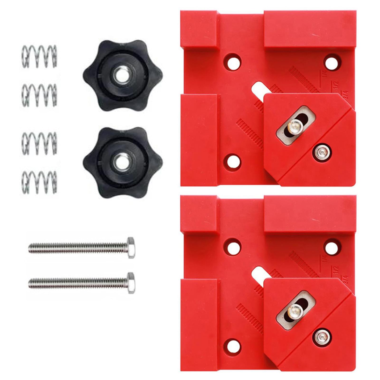 Msioytog Red Woodworking Corner Clamps Suitable For Perfect 90 Degree Joints Across Materials Thicknesses Woodcrafts Tasks Pocket Hole Joinery Clamps