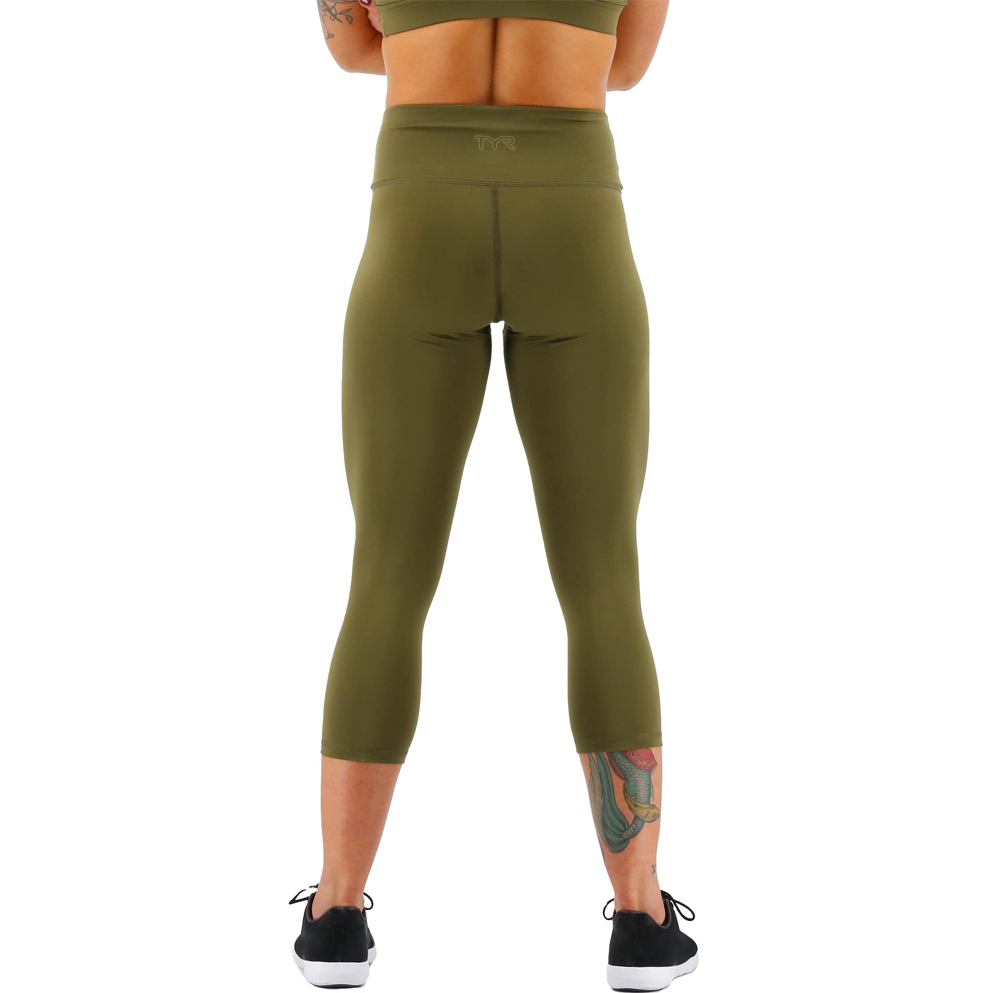 TYR Legginsy Sportowe Typu Cropped - Leginsy Kobiety