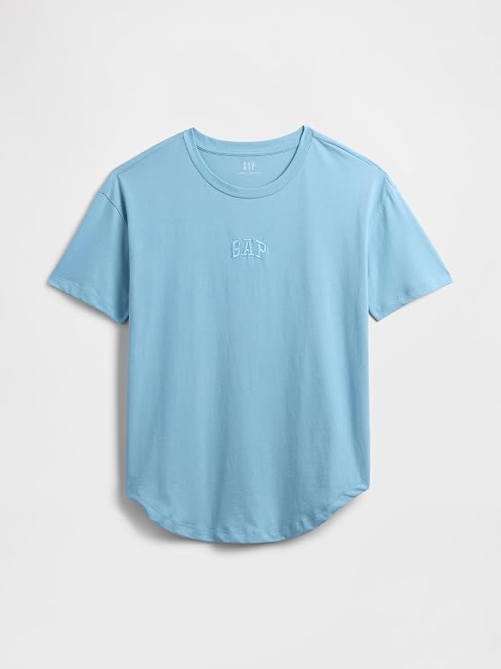 Gap Women's Short Sleeve Logo Boyfriend Tee