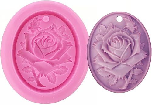 Vista 36 de Molde de jabón de silicona con forma de flor de rosa 3D en 3D, molde de pastel de chocolate, hecho a mano, decoración de fondant, herramientas