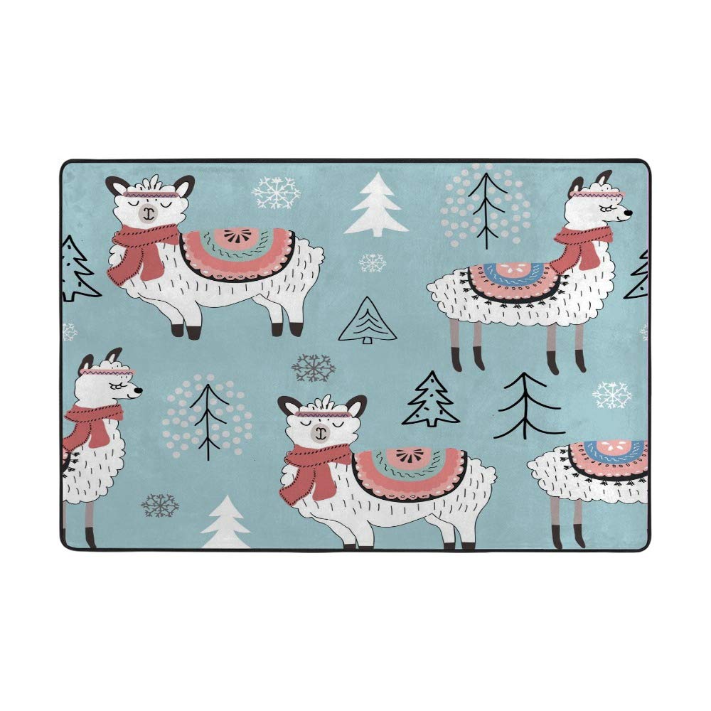 Tapis de maison moderne facile à nettoyer grand format en polyester pour salon