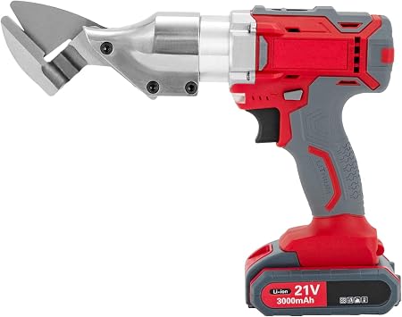 Electric Metal Shear, Heavy Duty Power Metal Shear, Speed Swivel Head Electric Metal Cutter Shear, 21V Electric Tin Snips, Sheet Metal Cutter Scissors 600W Cutter Power Tool