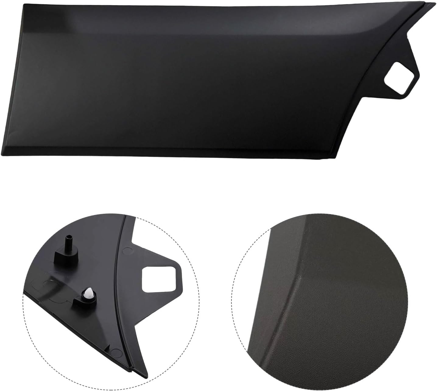 Rear Wheel Trim Molding Side Body Lower Panel Plastic Cover Fits for Ford Transit 150 250 350 350HD 148WB and 148WB EXT Single Rear Wheel 2015 2016 2017 2018 2019 2020 2021 2022 2023 2024 (Left Side)
