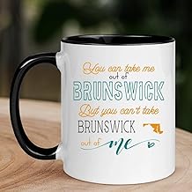 Brunswick MD Mug Long Distance Accent Mug 11 oz Black - You Can Take Me Out Of Brunswick But You Can't Take Brunswick Out of Me