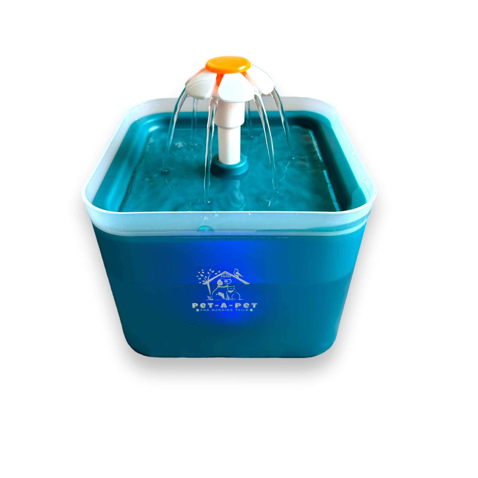 Pet a pet Cat Fountain Ultra-Silent Cat Water Fountain with LED Light and Activated Carbon Filter 2 L Pet Water Fountain for Cats and Small Dogs Encourage Hydration and Improve Water Quality. (Green) (B0C66W4CDS) Amazon Price History, Amazon Price Tracker