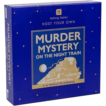 Talking Tables Murder Secret on the Train Kit Host Your Own Games Night Orient Express 1930s Themes Dinner Party 3 Alternative Endings