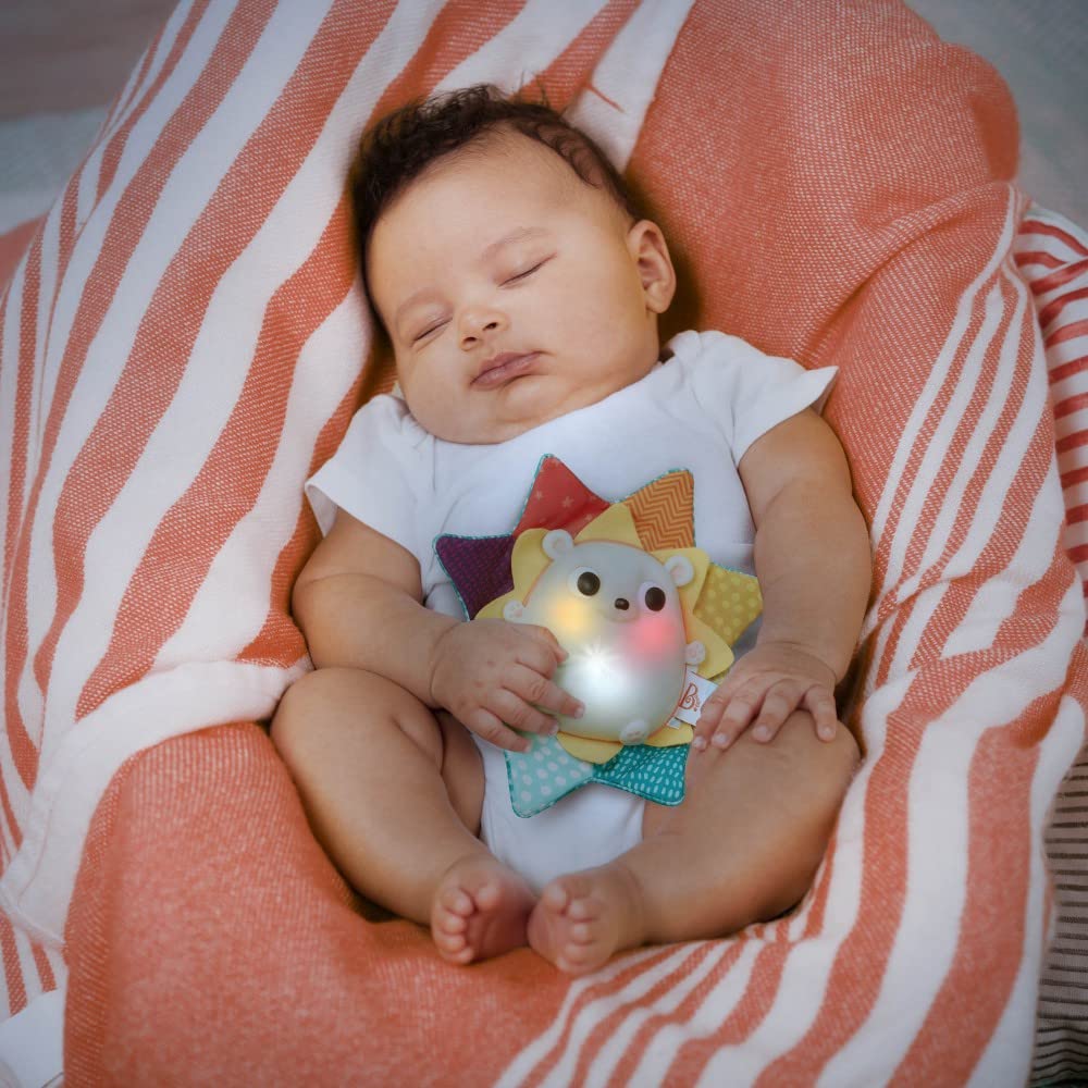 B. toysRainGlow Buddy - Musical Light-Up Baby Toy - Hedgehog with Lights & Sounds - Sensory Toy for Newborns, Babies - Music & Glowing Lights, 0 Months +