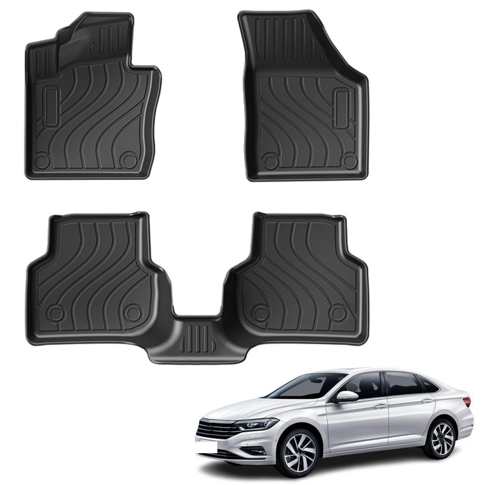 PAPEP Floor Mats for Volkswagen Sagitar 2012-2018 RHD