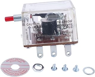 ZTUOAUMA 12V/24V Magnetic Switch 117PH 25700074 Compatible with Murphy WB300 WHB Switchgage Panels for Bandit Chipper Marine Diesel Generator Engines Shutdown Devices and Distributor Ignition