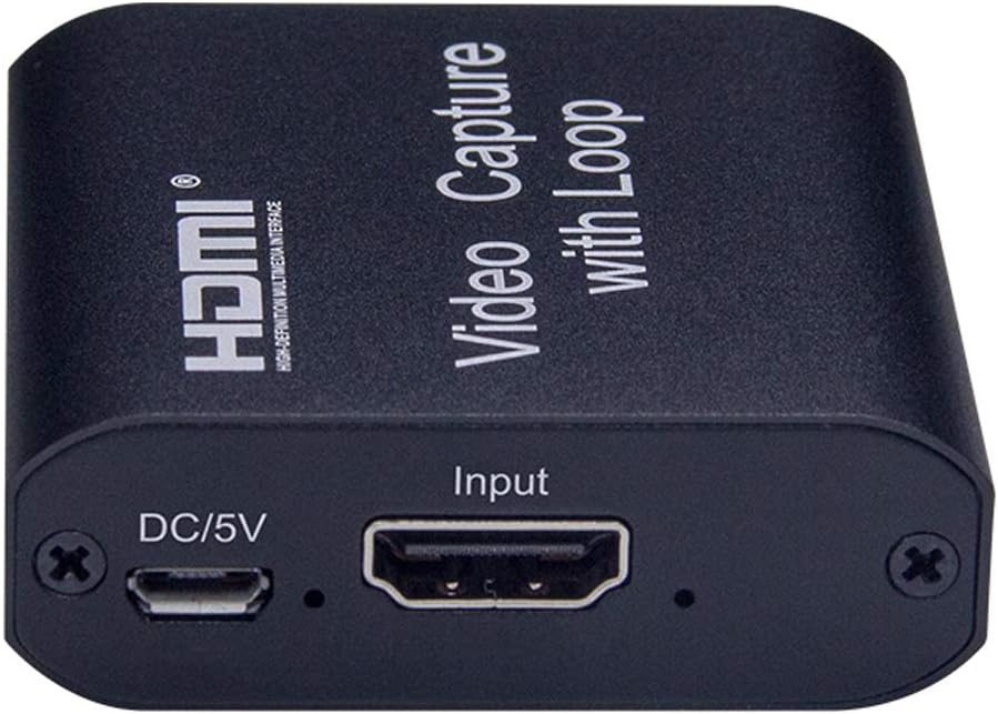 4K Input 1080P Output HDMI High Definition USB Video Capture Card with Loop Capture Card