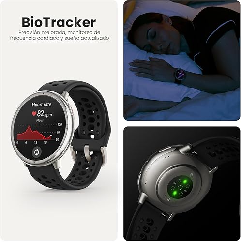 Miniatura 6 de Amazfit Active 2 Sport Smart Watch Fitness Tracker para Android y iPhone, 1.732 pulgadas, batería de 10 días, resistente al agua, mapas GPS, monitor