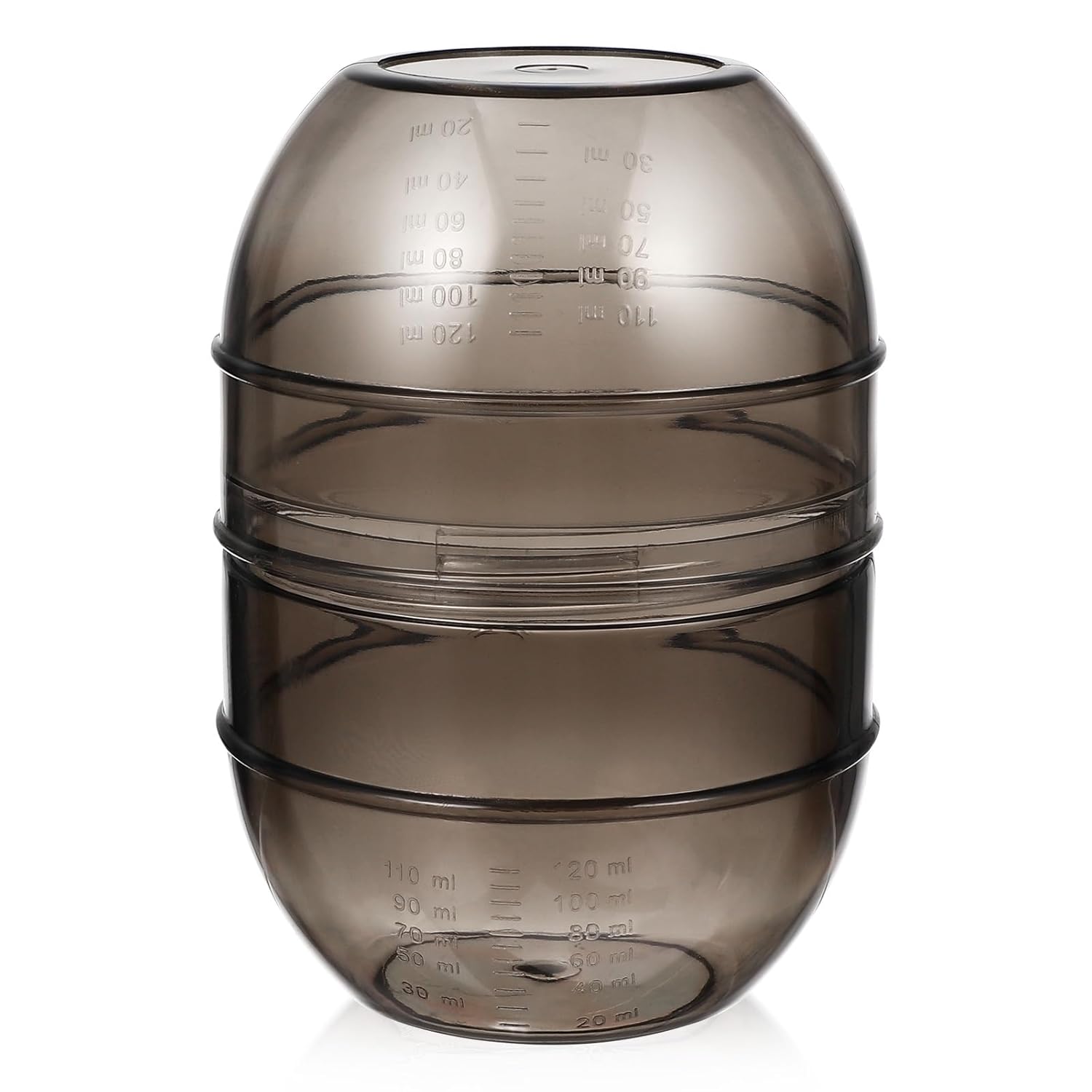 Hair Dye Bowls ，Hair shaking Bowl, Black Color, Plastic Coloring Mixer Bottle Salon Mixing Cup Tools with Measuring Scale