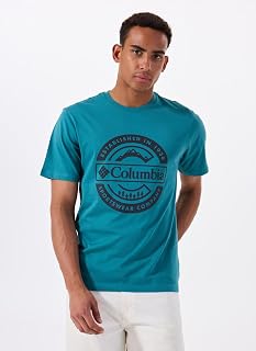 Columbia CSC Button Badge Erkek Kısa Kollu T-Shirt