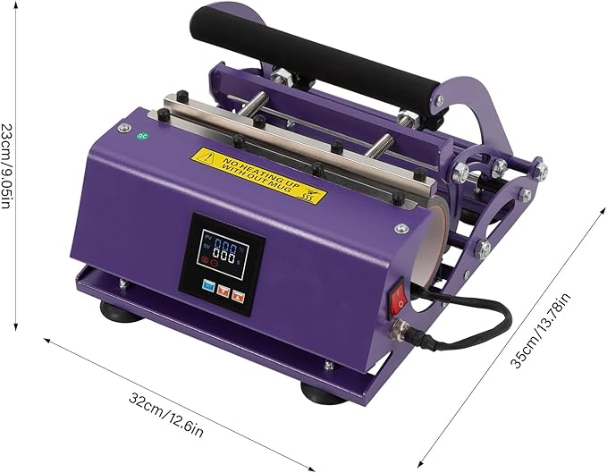 Prensa Térmica para Tazas 30 OZ, Sublimadora ACNAO 110V, Control de Tiempo y Temperatura miniatura 3