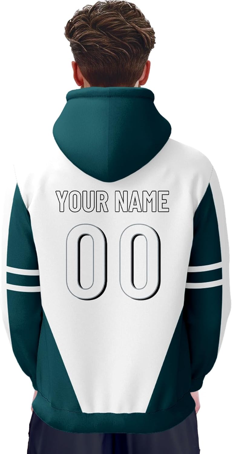 Football Hoodie City Sweatshirts Fans Gifts Casual Hooded Collar Drawstring Hoodie Pullover for Men Women S-3XL