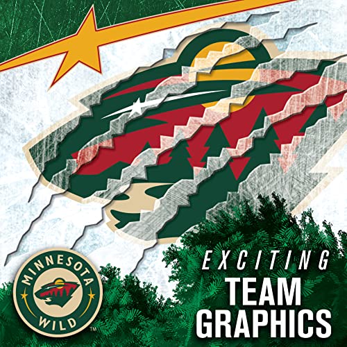 Franklin Sports Eishockey-Sammelartikel Torwart-Helm mini, Design: Logo Einer NHL-Mannschaft, Unisex, 7784F33, Minnesota Wild, Einheitsgröße