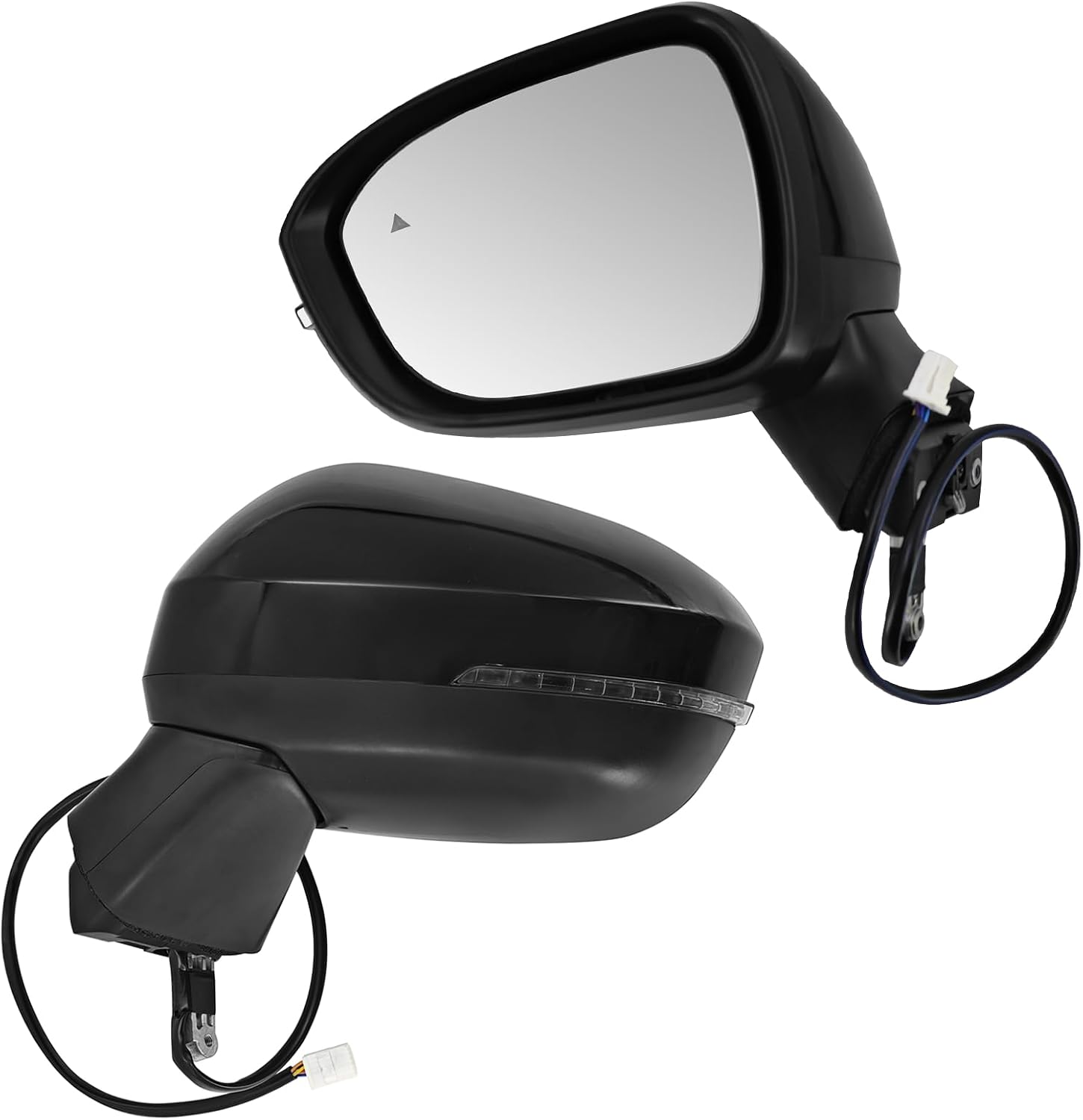 963026RR1B 7Pin Driver Side Mirror Assembly Compatible with Nissan Rogue 2021-2022 Heated Turn Signal Blind Spot Left Side Door Mirror Replace# 96302-6RR1B NI1320333