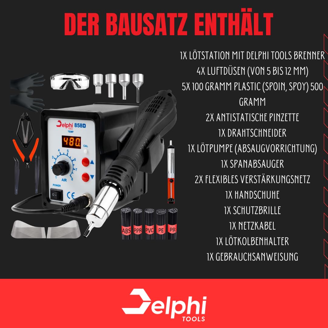 Tools 858D - Stazione Di Saldatura Professionale Per Saldatura