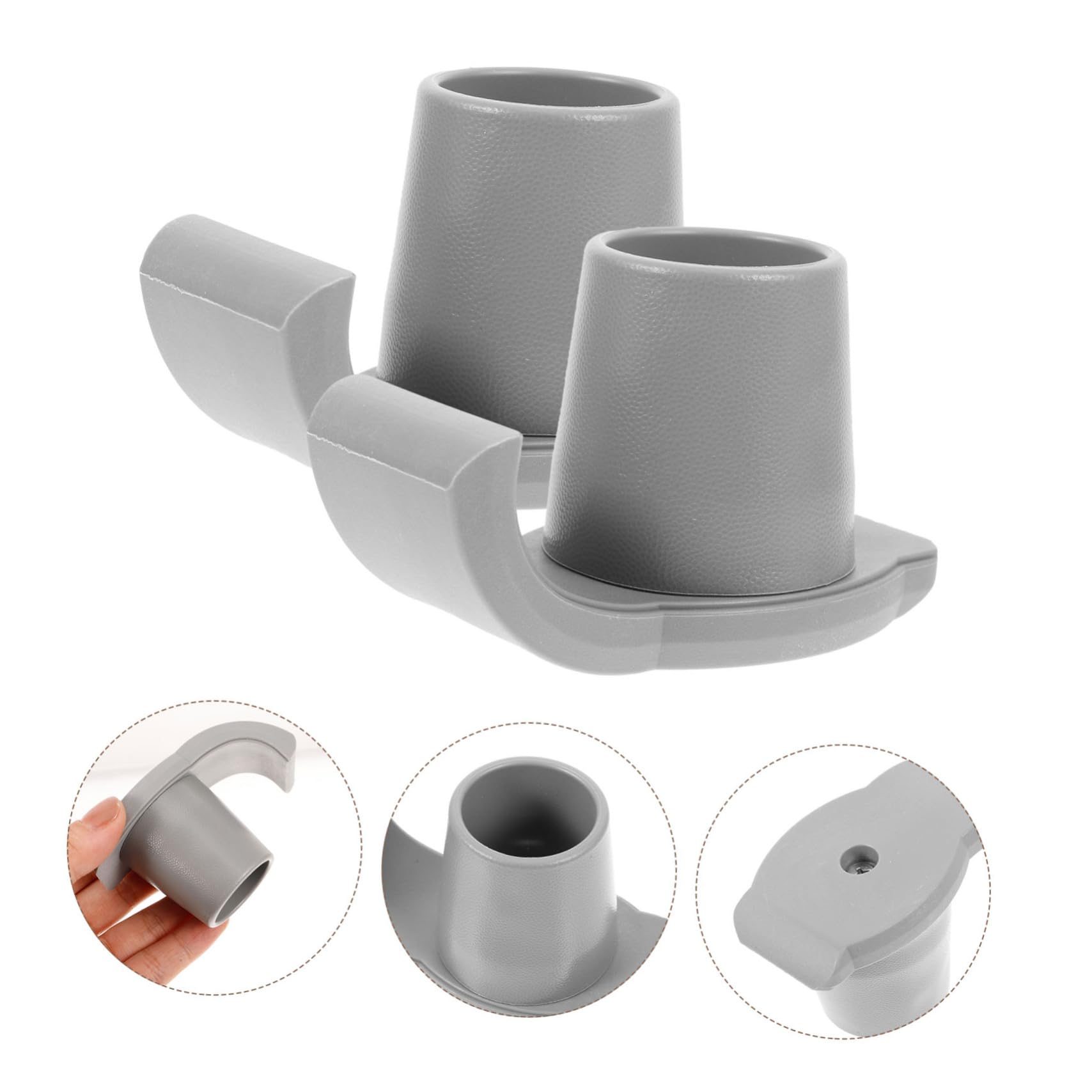 6piezas Cubiertas De Goma Antideslizantes Para Bastones De Trekking Puntas De Para Bastones De y Muletas Accesorios Para Seguridad y Estabilidad Exteriores