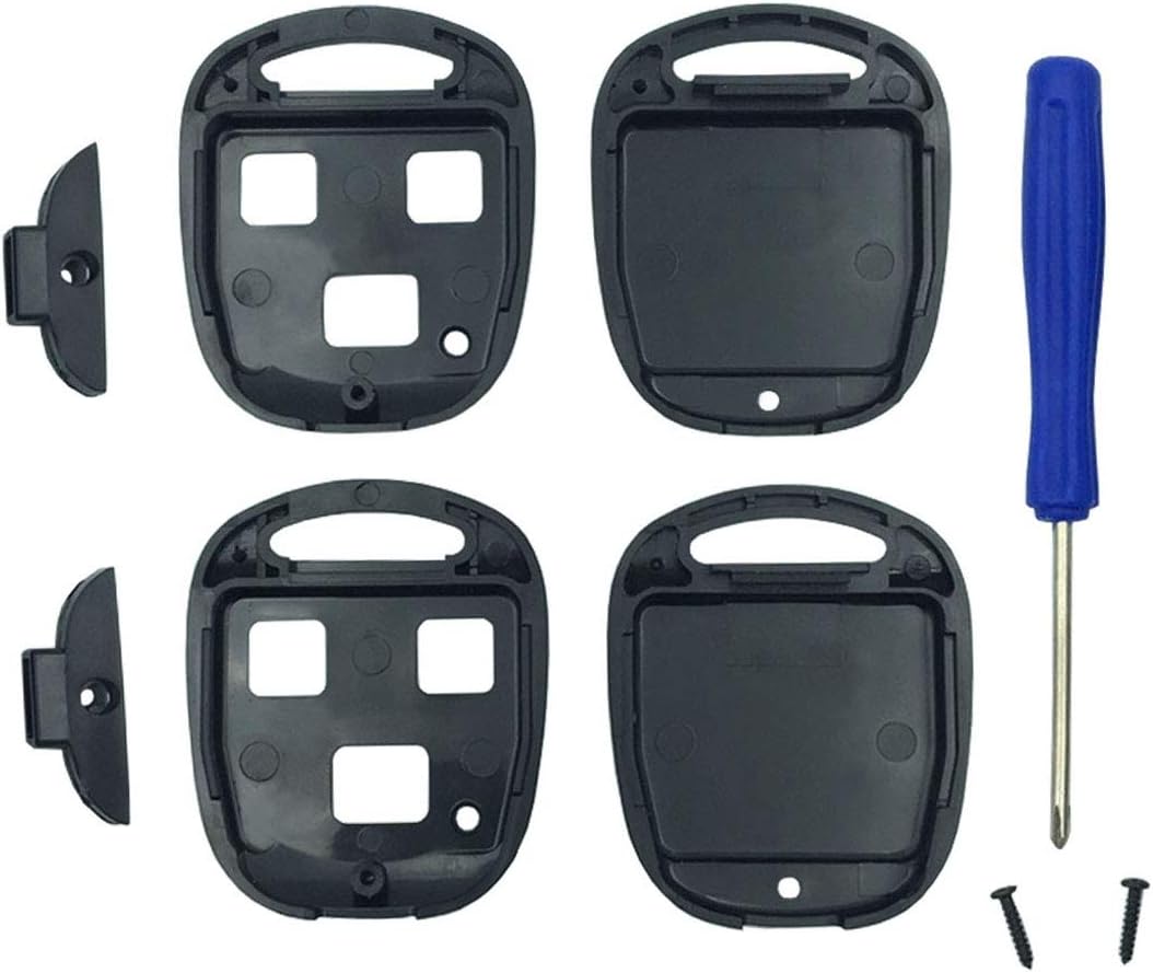 Replacement Keyless Entry Remote Control Key Case Fit for Lexus ES GS GX is LS LX RX SC Key Fob Cover Case Without Blade(2PCS)