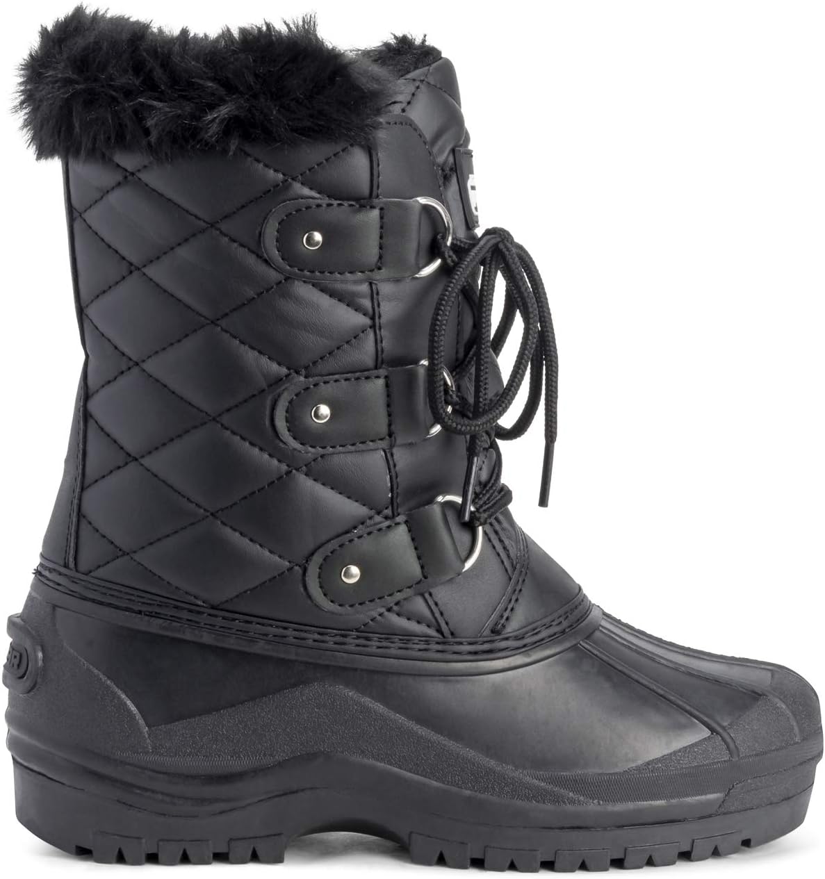 POLAR Womens Mid Calf Mountain Walking Tactical Waterproof Boots - Image 4