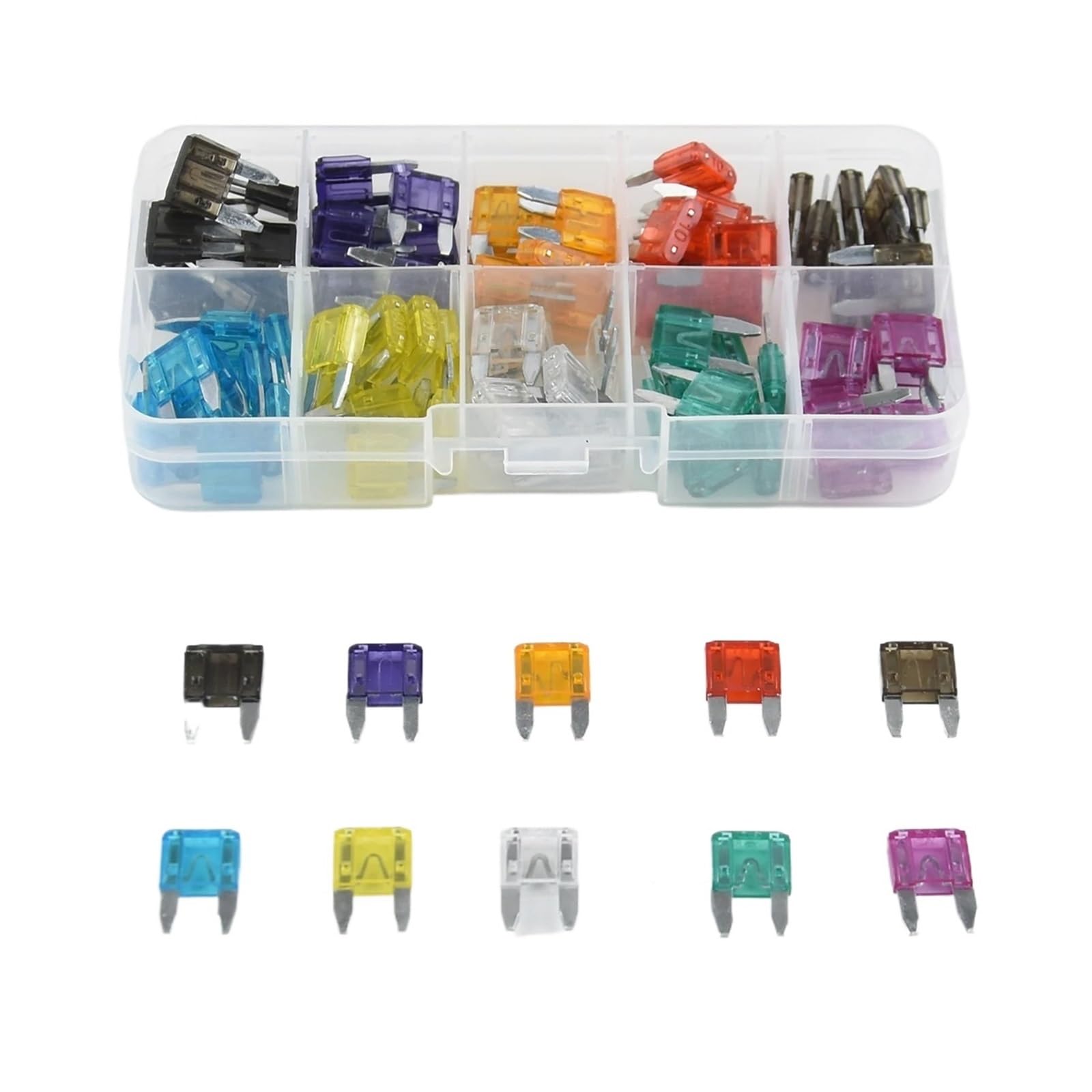 120 pezzi fusibile kit for auto assortiti auto camion fusibile a lama standard assortimento 2A 3A 5A 7.5 A 10A 15A 20A 25A 30A 35A fusibile for auto