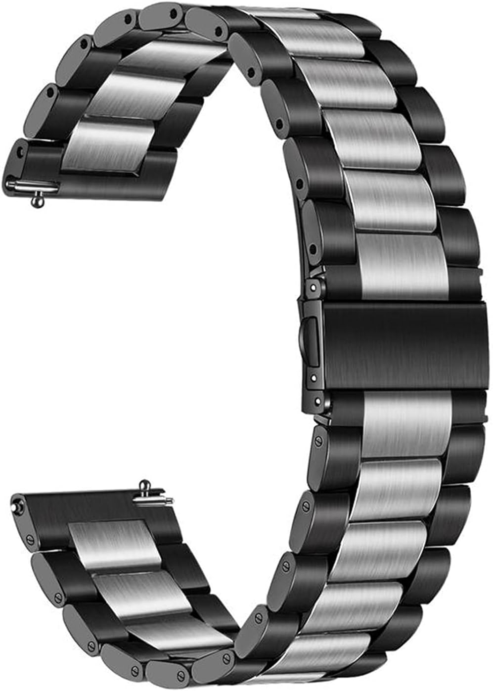 SUNJIA Solid Stainless Steel Watchband 20mm 22mm Compatible With Galaxy Watch 3 41mm 45mm Band Watch3 Quick Release Strap Mystic Bronze