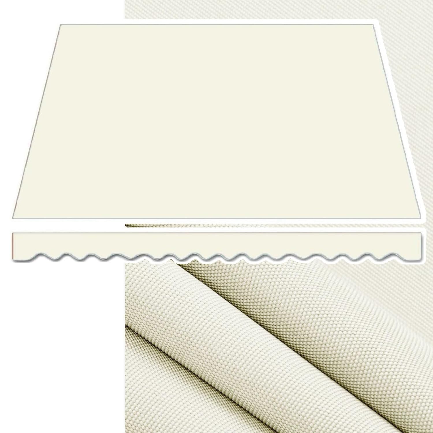 Toile de rechange rétractable pour auvent qualité supérieure terrasse