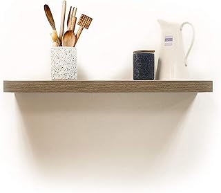 InPlace Shelving Lewis Hyman, 9602048E,, Floating Shelf with Invisible Brackets, 35.4 Inch Wide x 2 Inch Height x 10.2 Inch Depth, Rustic Wood