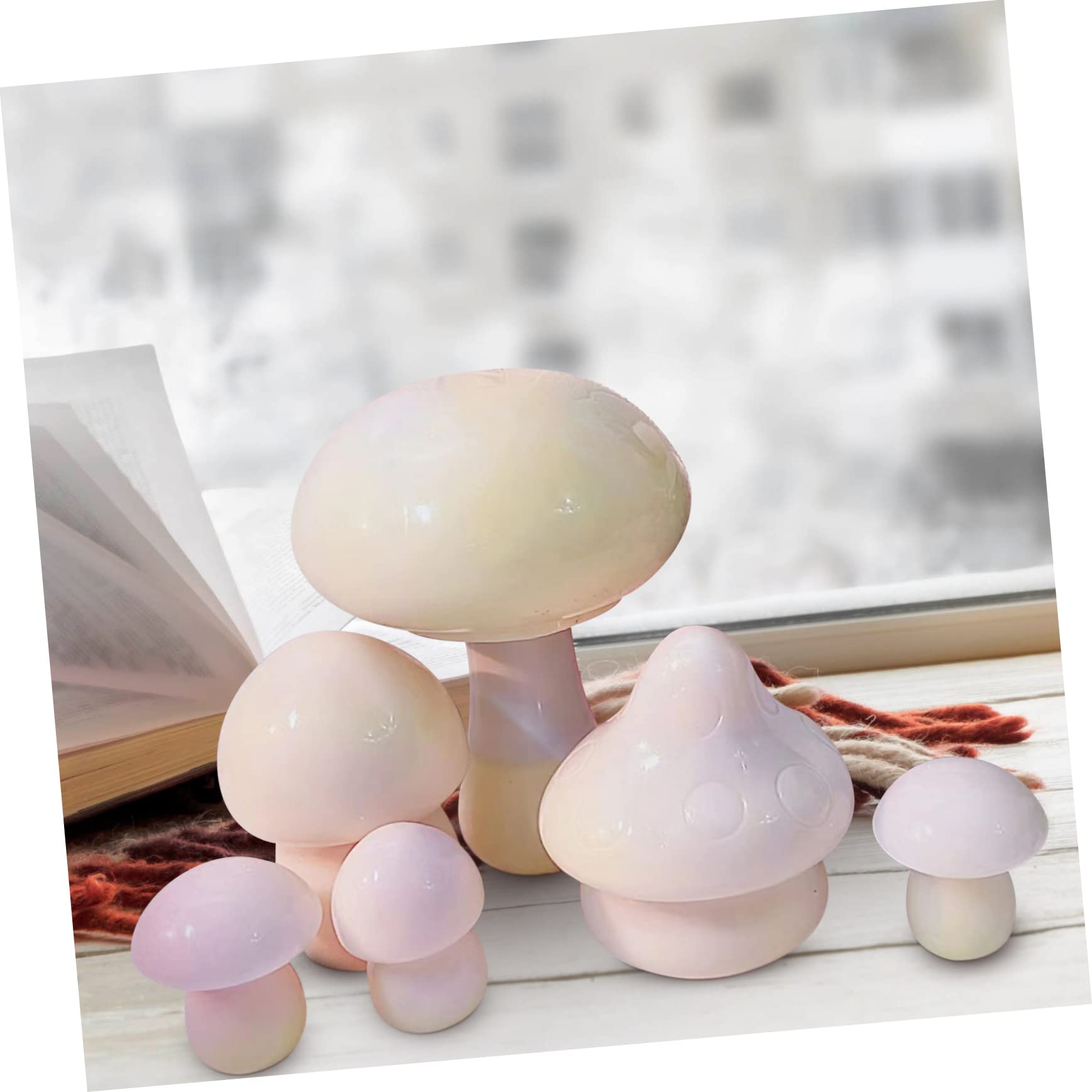 Stampi in Silicone a Fungo 6 Pezzi per Bricolage e Resina