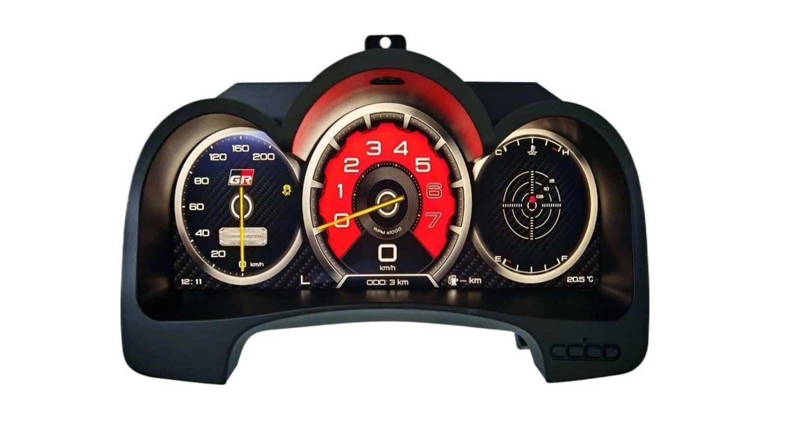 Tablero digital Hilux 2005-2015 para actualizar el cuadro de instrumentos antiguo 6