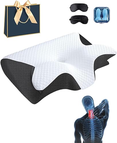 Miniatura 1 de Almohada cervical, almohada mejorada para la apnea del sueño 2026 para la apnea del sueño y una mejor respiración, soporte ergonómico para el