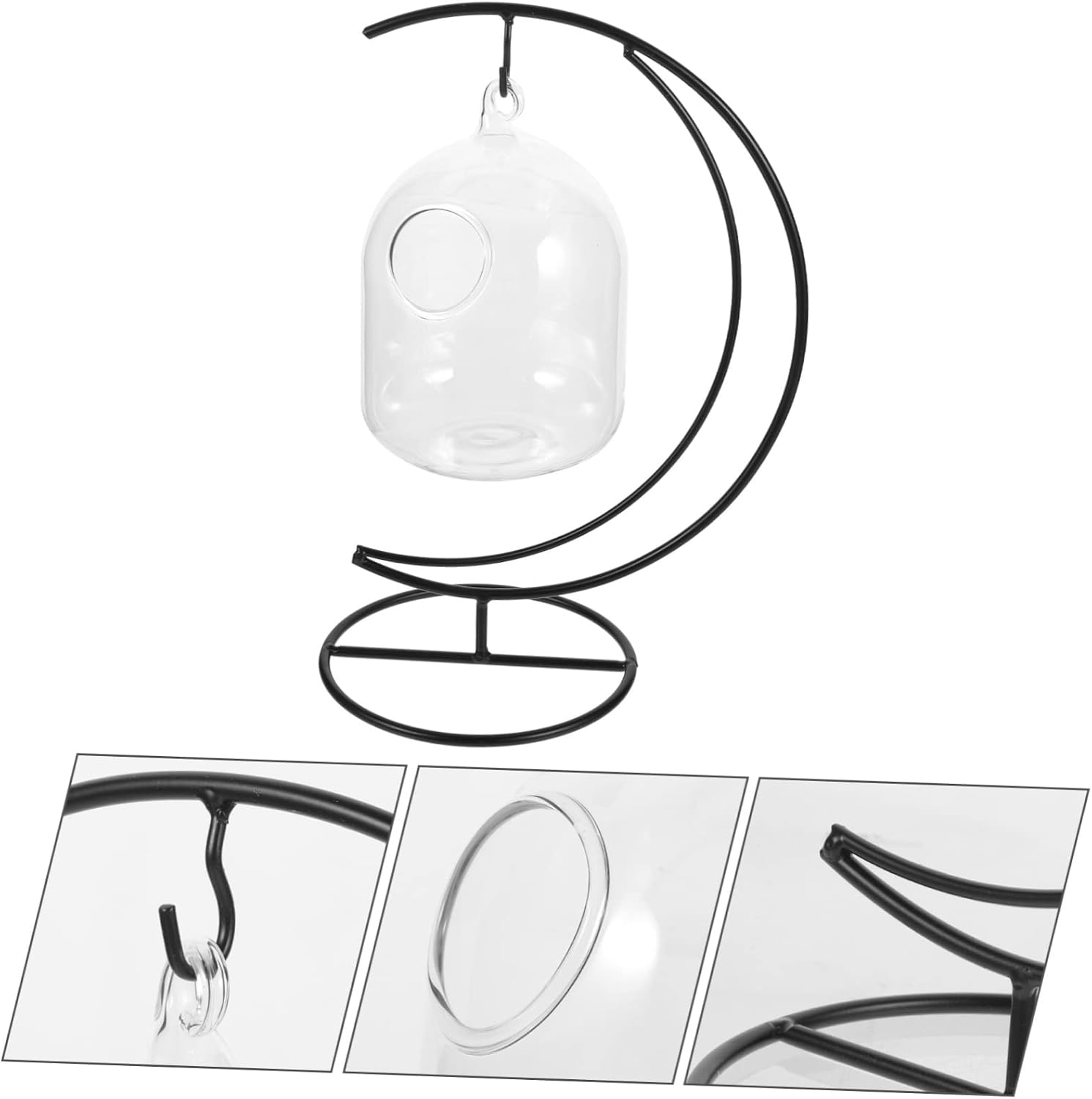 Decorative Hanging Fish Tank Aquarium Tank Goldfish Desktop Supply Glass Aquarium