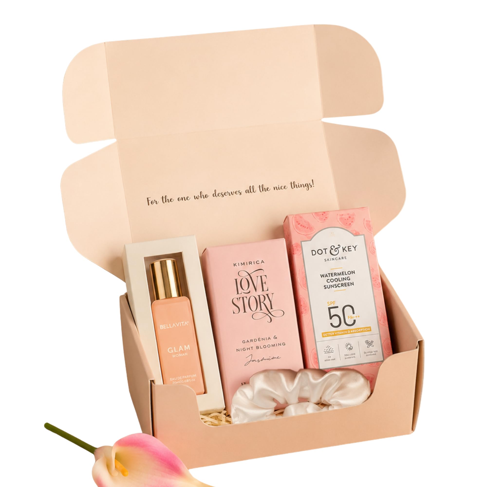 Luxury Beauty Gift Hamper for Women | Hand Cream, Bella Vita Perfume & Sunscreen | Premium Gift Box-image-33