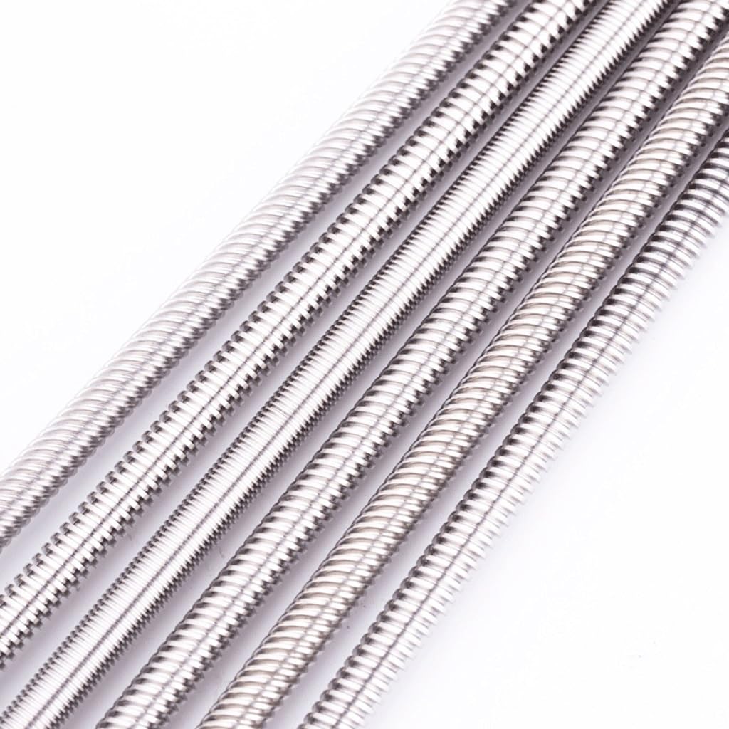 Tornillo T12 de acero inoxidable 304 con paso de 2 mm y tuerca de latón for impresora(450mm)