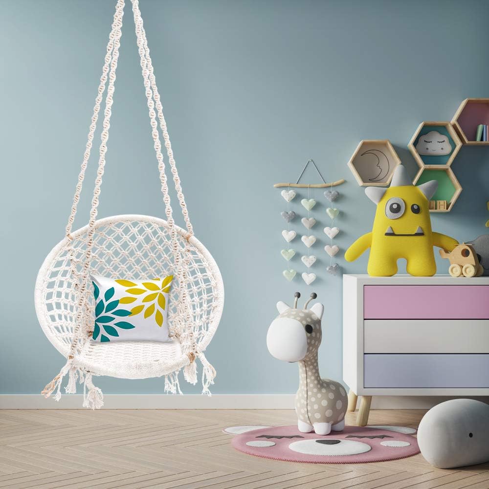 Home Swing for Adults, Kids, Living Room, Balcony, Hanging Jhula for Kids with Free Hanging Accessories