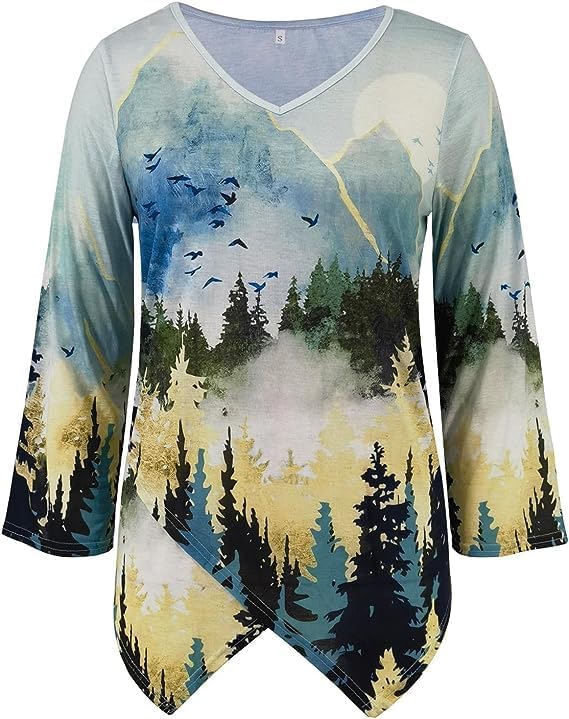 Zeagoo 7分袖 レディース トップス クルーネック ルーズフィット シャツ プリーツ キュート 服 ドレッシー カジュアル 2 【楽天市場】  トップス ブラウス シャツ レディース 七分袖 レース きれいめ エレガント カジュアル おしゃれ 大人 可愛い フェミニン キーネック ... XSTH レディース 七分袖 チュニック トップス ルーズ フィット ドレッシー カジュアル Vネック フローラル ヴィンテージ ブ