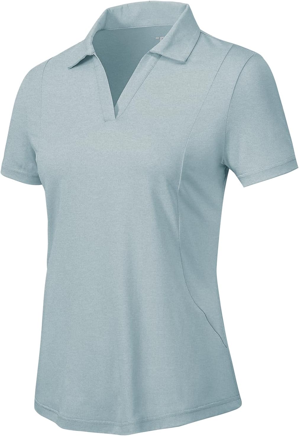YSENTO Womens Golf Apparel Shirts Clothes V-Neck Tops Collared UPF 50+ Dry Fit Short Sleeve Tennis Polo Shirts