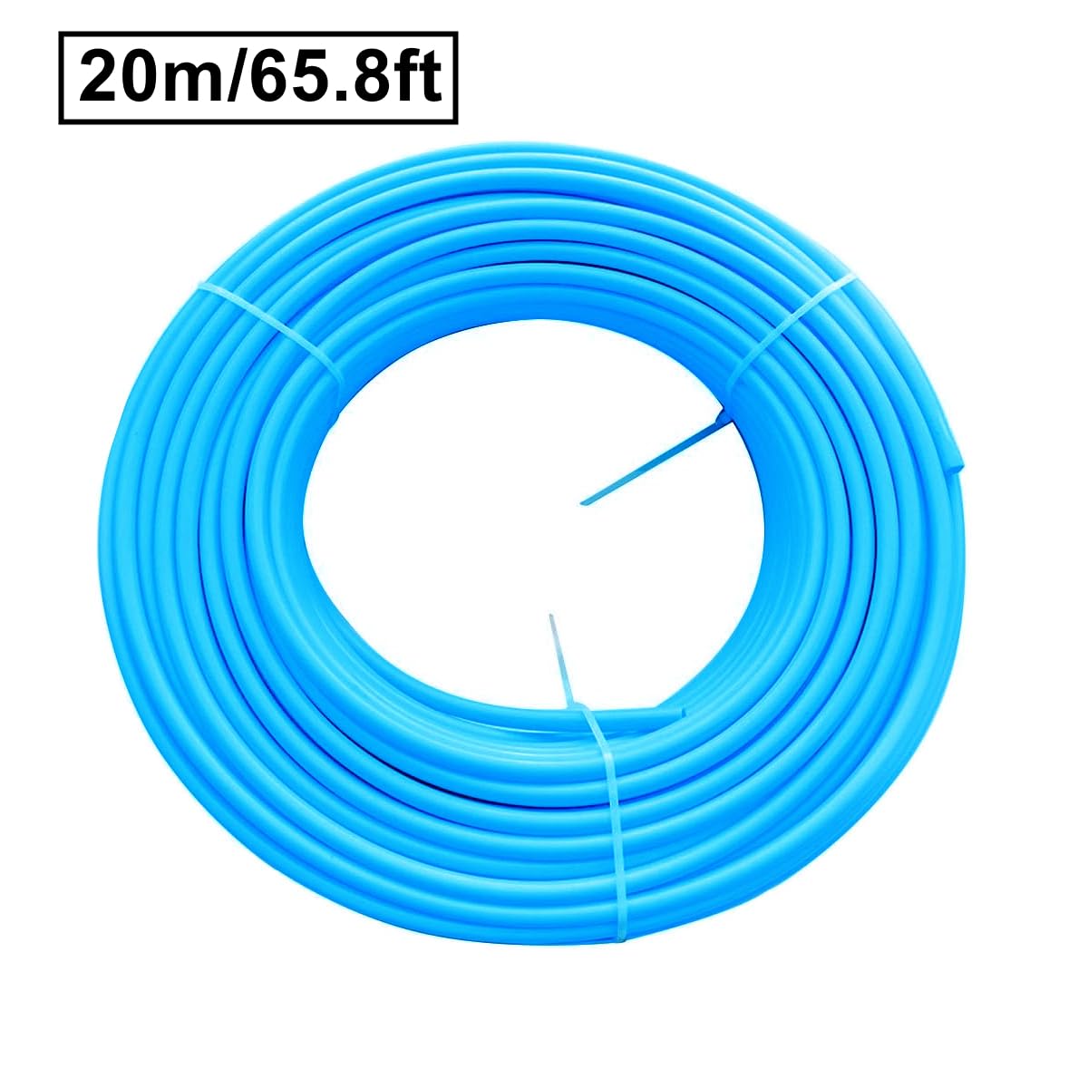 Tuyau Pneumatique En Polyuréthane PU - 50 Mètres, Diamètre 8 Mm Extérieur / 5 Mm Intérieur - Bleu - Souple Et Résistant à L'huile