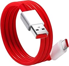USB C Cable, 100W, 10A, 2m, Super Vooc Support, Warp Charge, Type C Charging Cable, Compatible with One-Plus 13/13R/12/15/11/10/9/8, Requires Compatible Charger