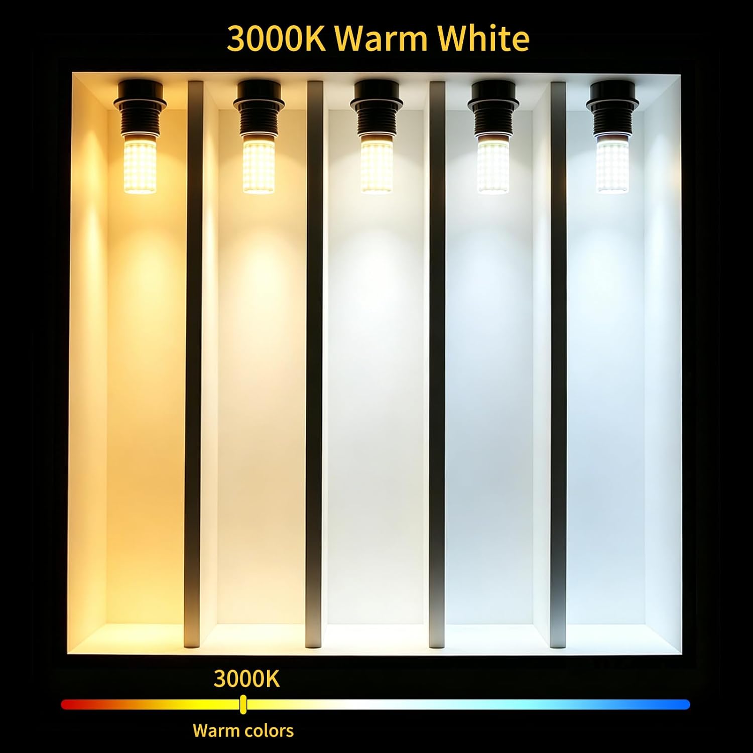 2 Pack E26 LED Bulb 60 Watt Equivalent, Dimmable Light Bulb, 7W 120V, Warm White 3000K, 800LM, for Indoor Lighting